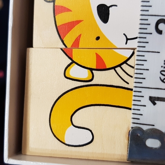 Goki wood tile puzzles 5 in the set - Picture 4 of 5